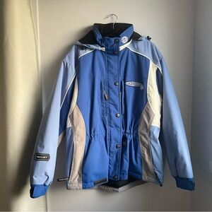 Blue Winter Coat-Ski-Doo Bombardier Muskoka Primaloft-Size M Like-New